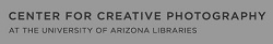 [Center for Creative Photography Logo]